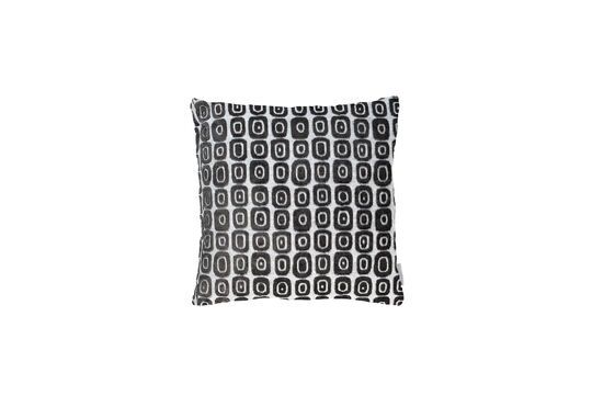 Black fabric cushion 45x45 Cloud Clipped