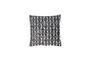 Miniature Black fabric cushion 45x45 Cloud Clipped