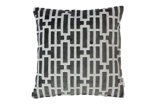 Black fabric cushion 45x45 Scape Clipped