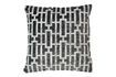 Miniature Black fabric cushion 45x45 Scape 1