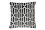 Miniature Black fabric cushion 45x45 Scape Clipped