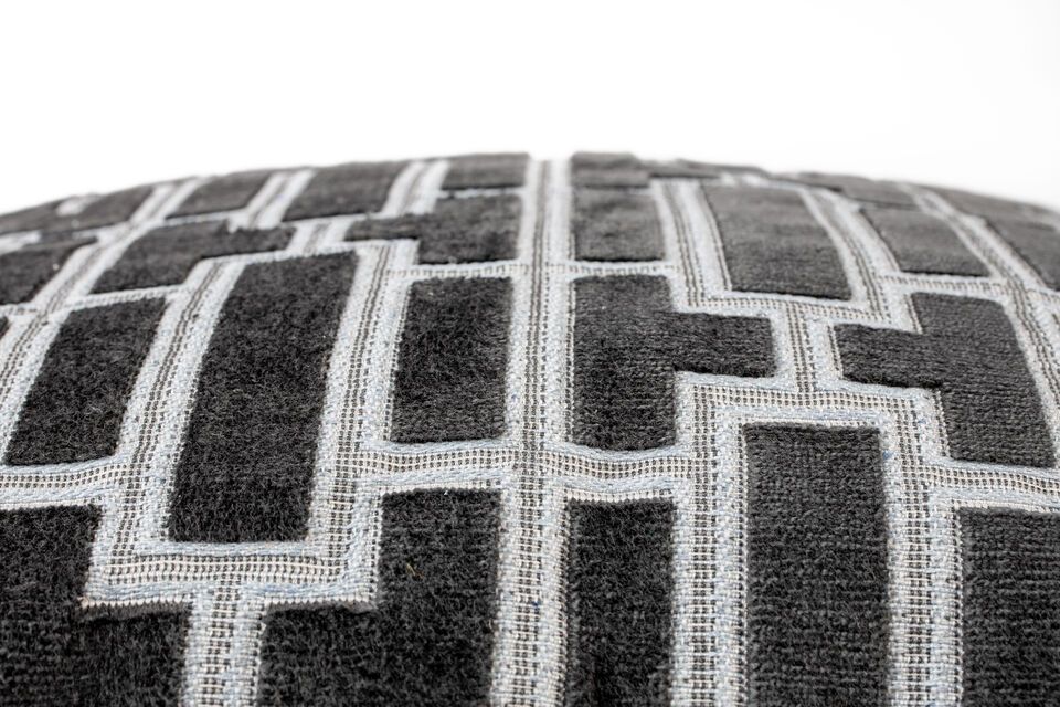 Black fabric cushion 45x45 Scape - 6