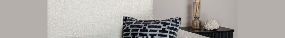 Material Details Black fabric cushion 45x45 Scape