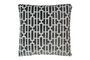 Miniature Black fabric cushion 55x55 Scape Clipped