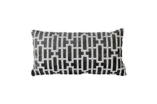 Black fabric cushion 60x30 Scape Clipped