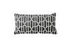 Miniature Black fabric cushion 60x30 Scape 1