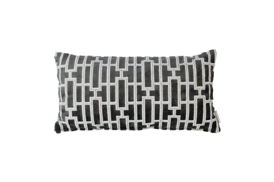 Black fabric cushion 60x30 Scape Zuiver