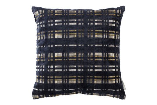 Black fabric cushion Dandy Clipped