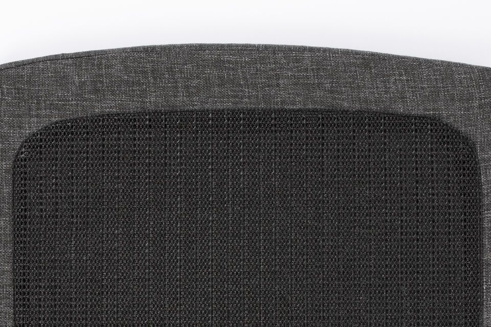 Black fabric cushion Vondel - 8