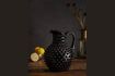 Miniature Black glass carafe Diamant 1