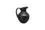 Miniature Black glass carafe Diamant Clipped