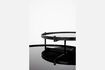 Miniature Black glass coffee table Lily 7