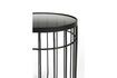 Miniature Black glass side table Lance 9