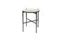 Miniature Black glass side table Vidrio Clipped