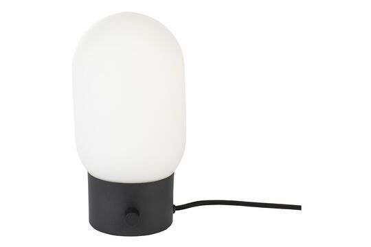 Black glass table lamp Urban Charger Clipped