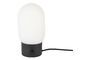 Miniature Black glass table lamp Urban Charger Clipped