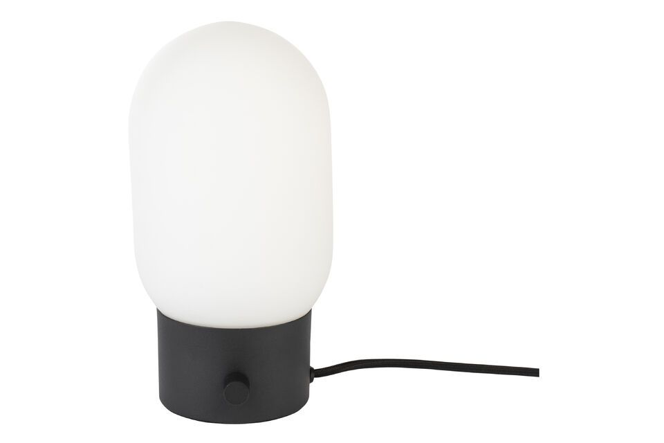 Black glass table lamp Urban Charger Zuiver