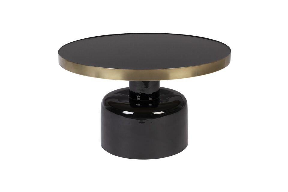 Black iron coffee table Glam Zuiver