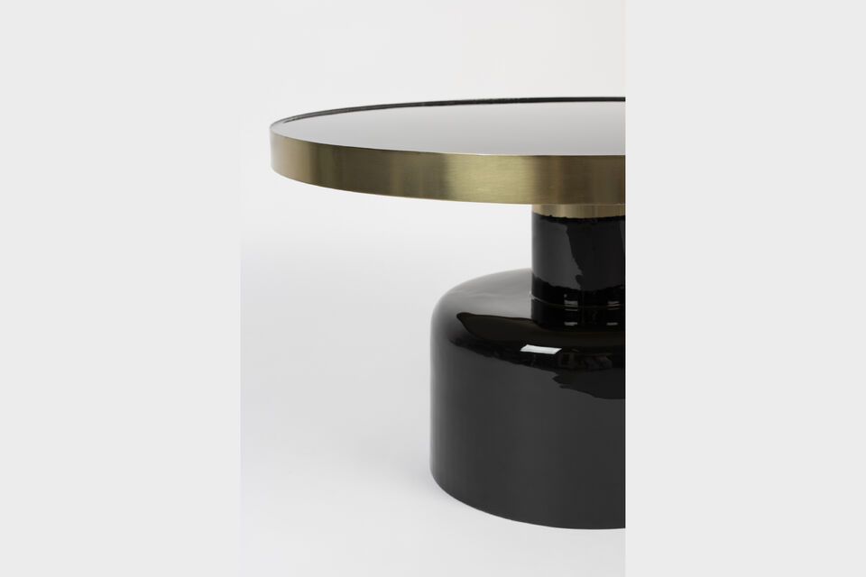 Black iron coffee table Glam - 9