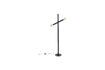 Miniature Black iron floor lamp Hawk 6