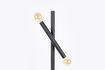 Miniature Black iron floor lamp Hawk 7