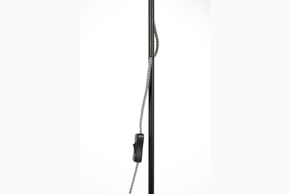 Black iron floor lamp Landon - 5