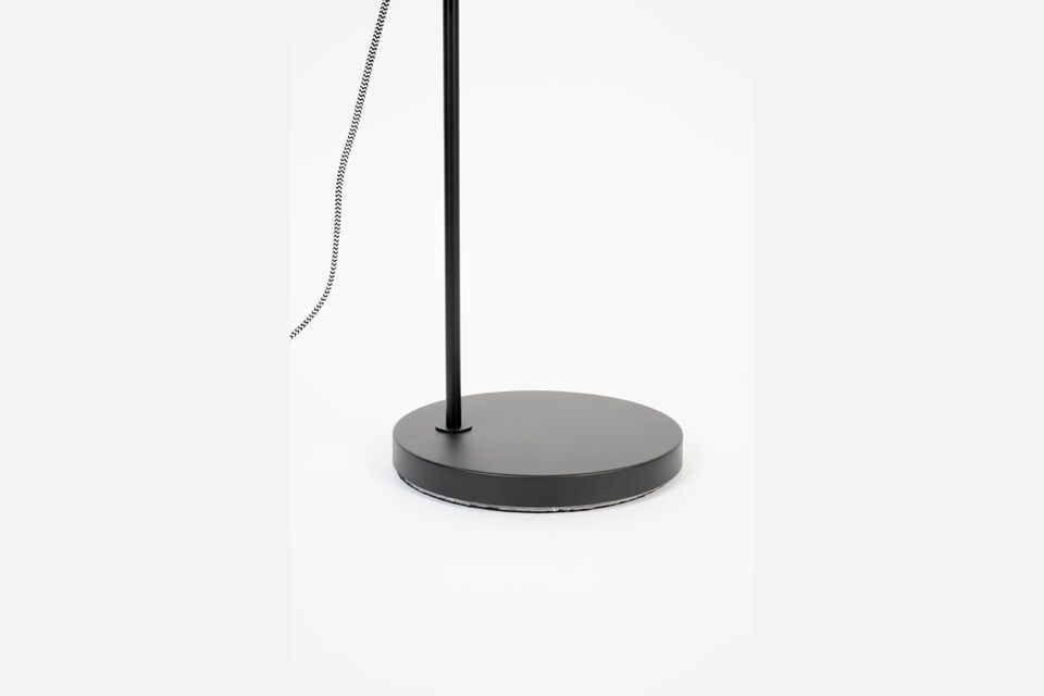 Black iron floor lamp Landon - 6