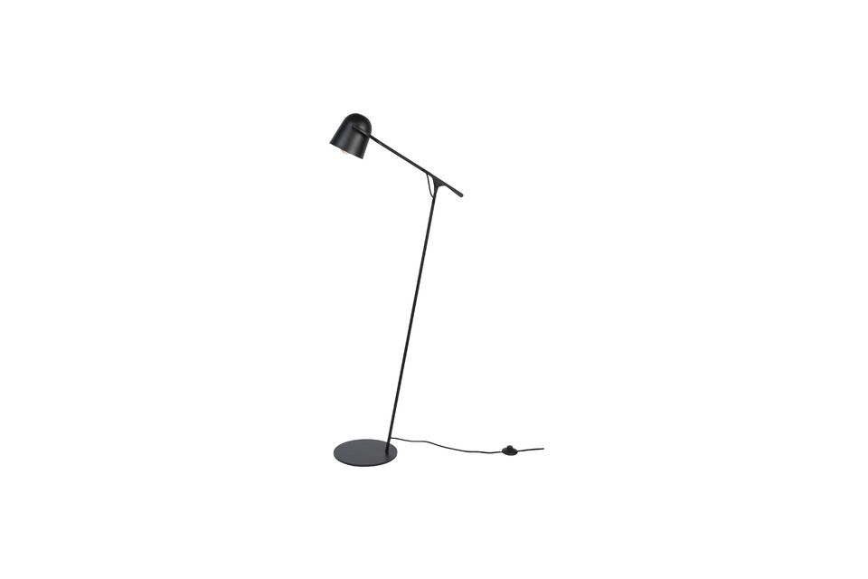 Black iron floor lamp Lau - 1