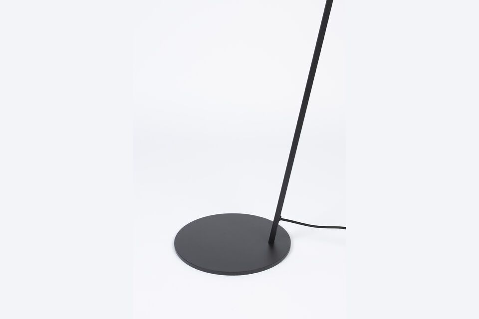 Black iron floor lamp Lau - 4