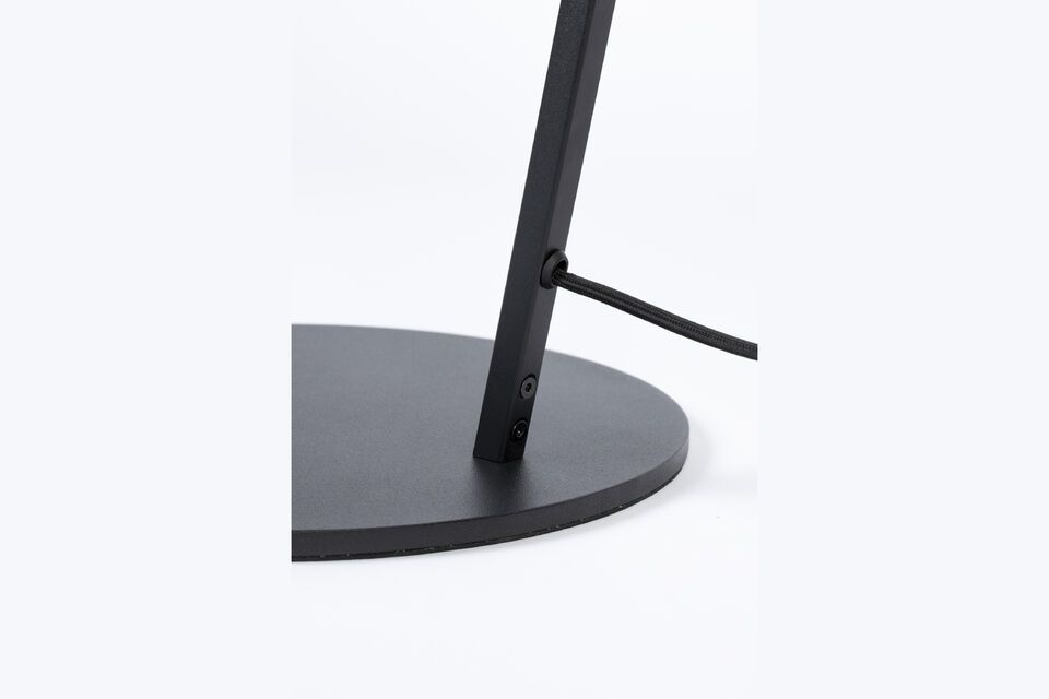 Black iron floor lamp Lau - 5