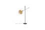 Miniature Black iron floor lamp Sirius Clipped