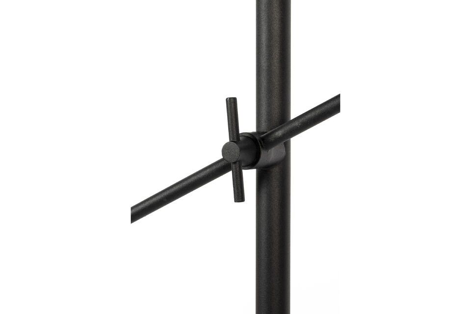 Black iron floor lamp Sirius - 10