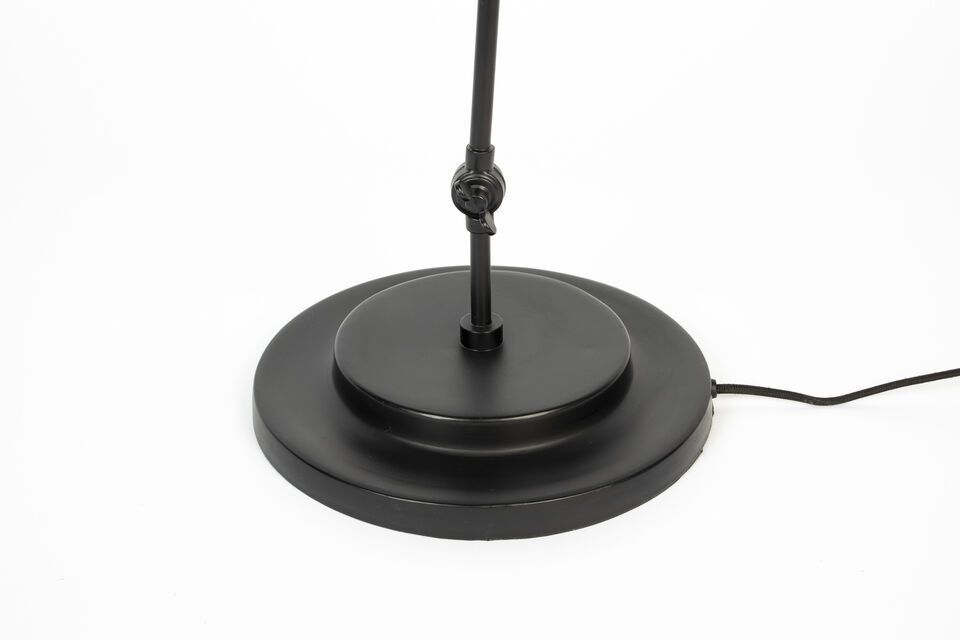 Black iron floor lamp Xavi - 5