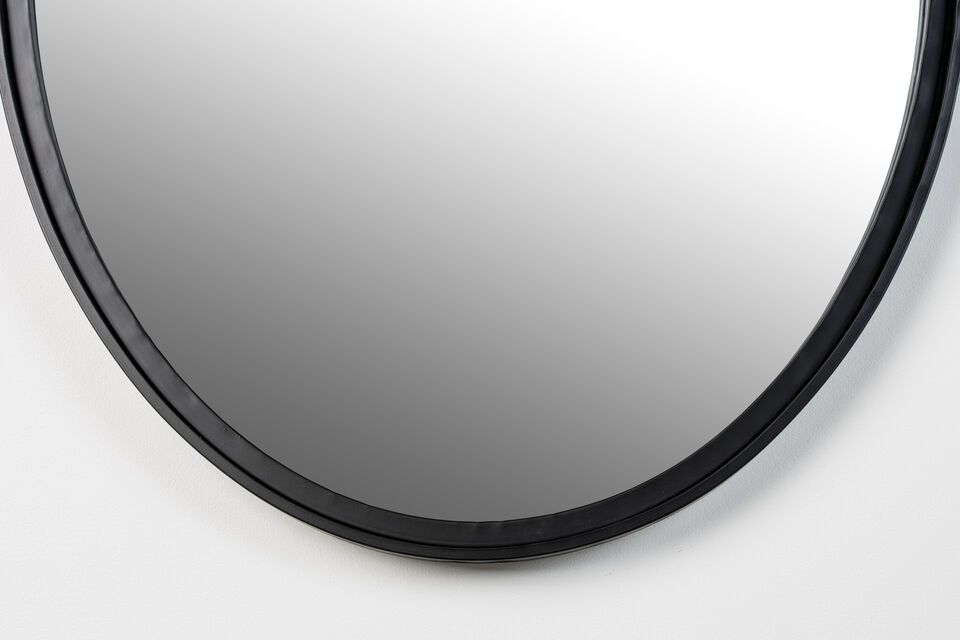 Black iron mirror Matz - 5