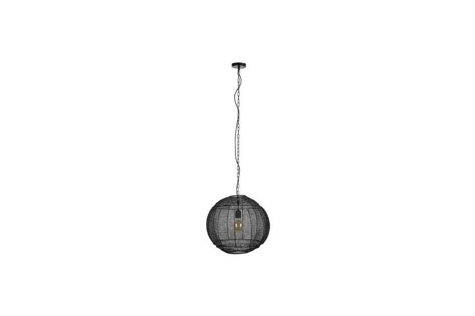 Black iron pendant Meezan - 5