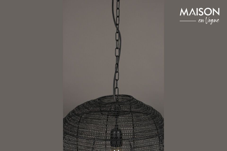 Black iron pendant Meezan - 1