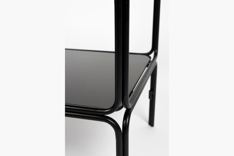 Black iron shelf Lian - 4