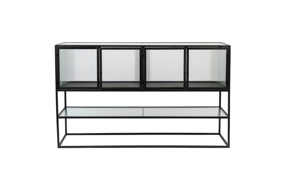 Black iron sideboard Boli - 8