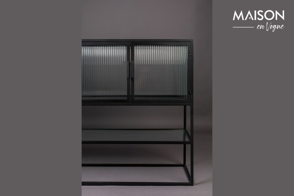 Black iron sideboard Boli - 6