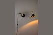 Miniature Black iron wall lamp Penelope 1