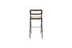 Miniature Black metal and rattan bar chair Jort 7