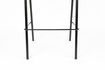 Miniature Black metal and rattan bar chair Jort 10