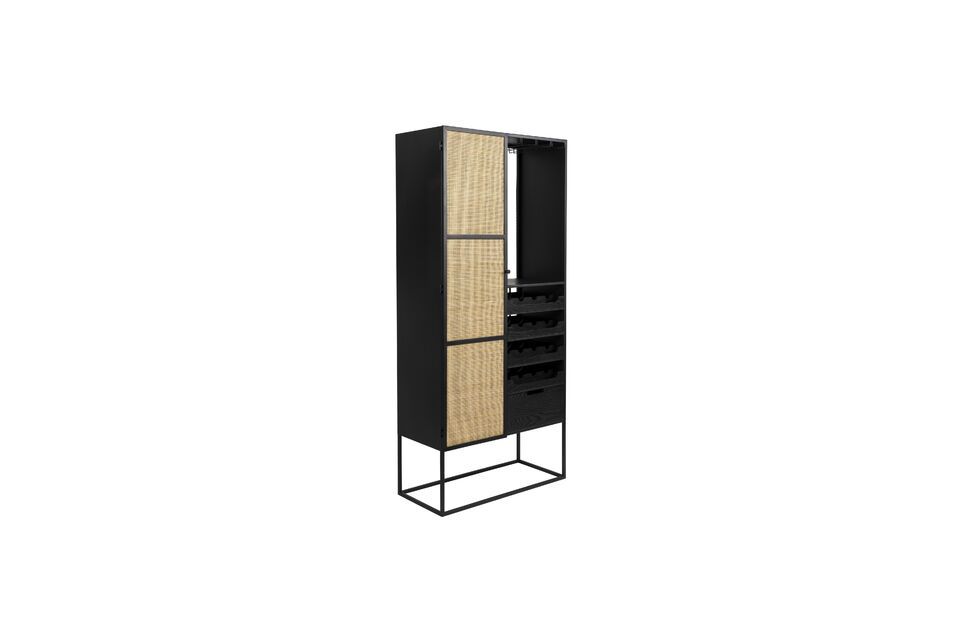 Black metal bar cabinet Guuji - 3