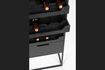 Miniature Black metal bar cabinet Guuji 10