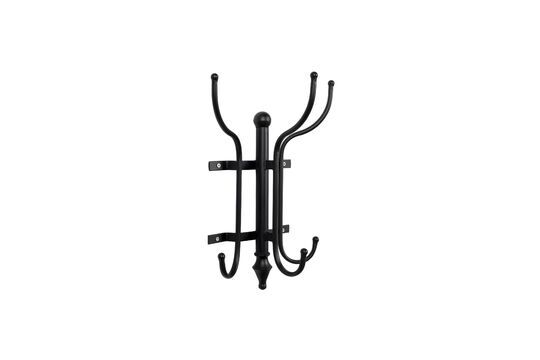 Black metal coat rack Ran Clipped