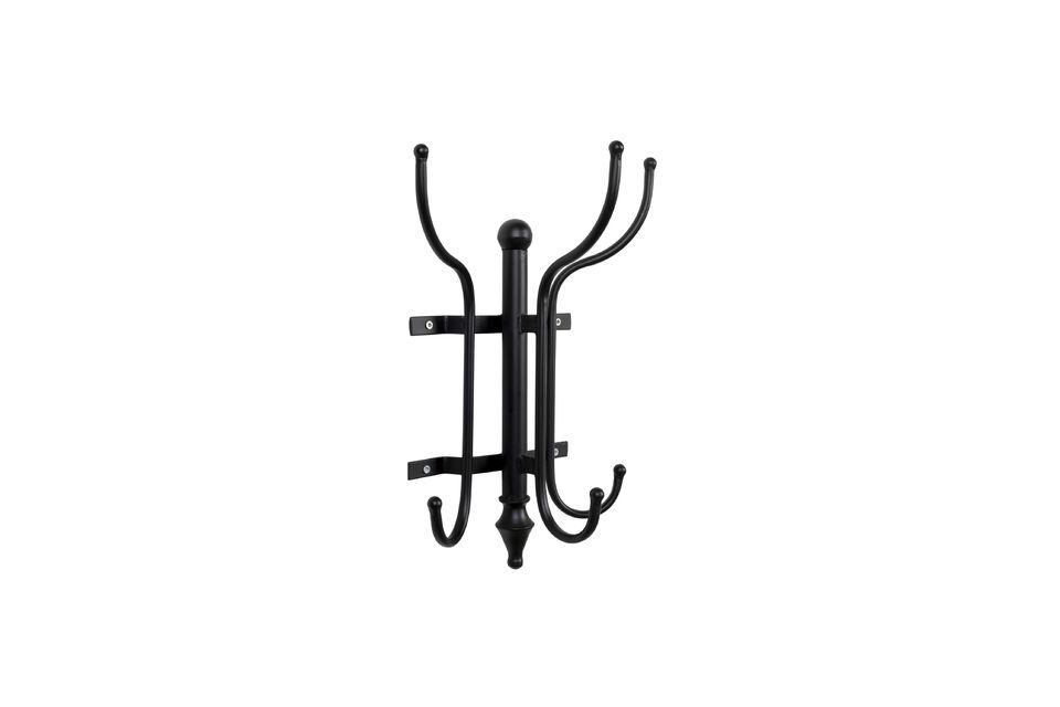 Black metal coat rack Ran White Label