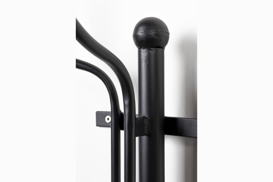 Black metal coat rack Ran - 5