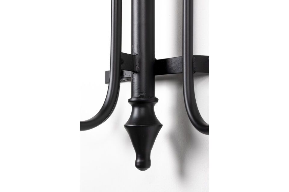 Black metal coat rack Ran - 7