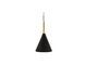 Miniature Black metal conical suspension Brampton Clipped