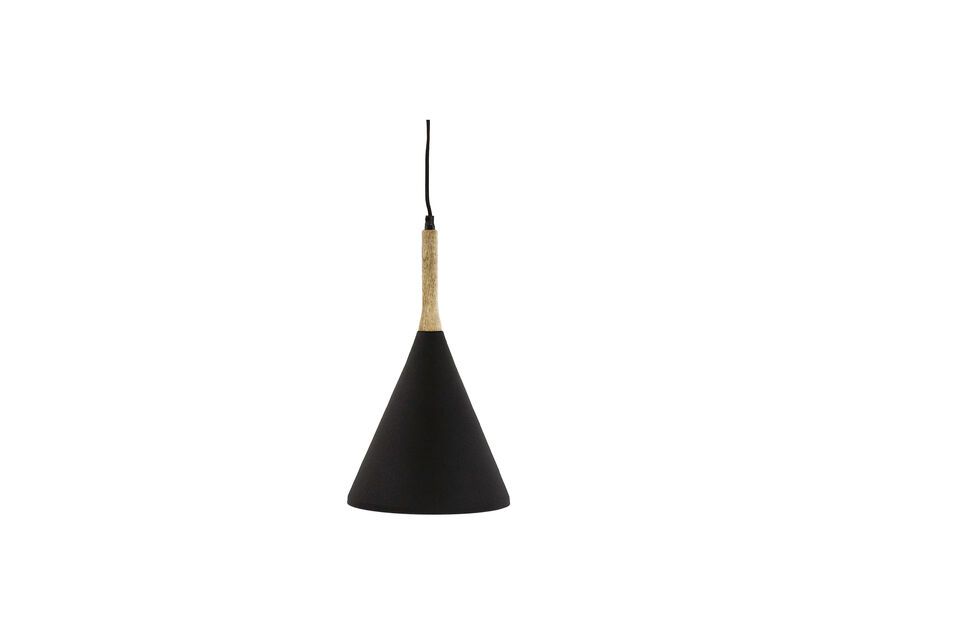 Black metal conical suspension Brampton Pomax